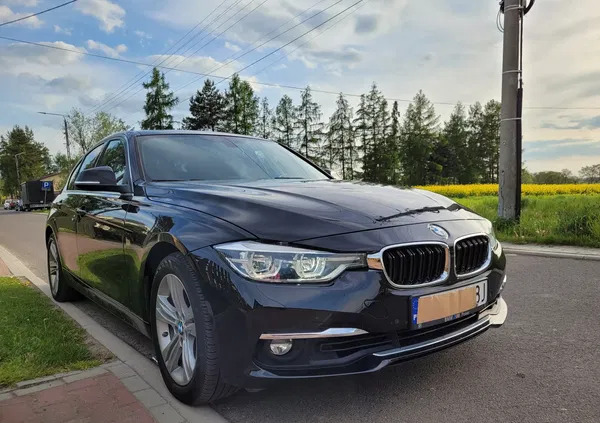 śląskie BMW Seria 3 cena 93500 przebieg: 106000, rok produkcji 2016 z Strumień